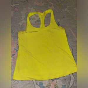 Neon Yellow Lululemon Tank Top